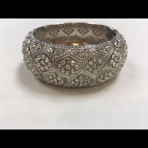 Rhinestone Chunky Bangle